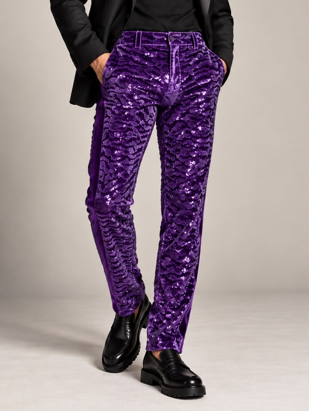 ASOS Men’s Sequin Skinny Trousers